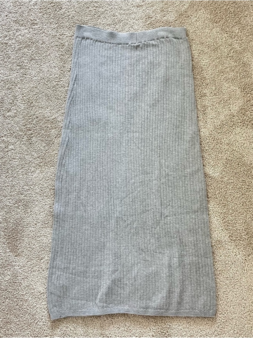 Free People Ribbed Midi Skirt